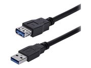 StarTech USB 3.0 Extension Cable A to A - M/F, 1m (USB3SEXT1MBK)