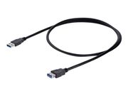 StarTech USB 3.0 Extension Cable A to A - M/F, 1m (USB3SEXT1MBK)
