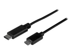 StarTech USB C to Micro USB Cable - 3 ft / 1m - USB 2.0 Cable - Micro USB Cord - Micro B USB C Cable - USB 2.0 Type C (USB2CUB1M) - USB type C-kabel - 24 pin USB-C til Micro-USB type B - 1 m