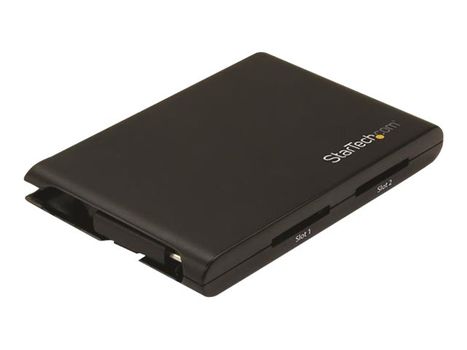 StarTech dobbel SD-kortleser med USB-C støtter SD 4.0 og UHS II (2SD4FCRU3C)