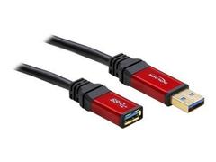 Delock Premium - USB-forlengelseskabel - USB-type A til USB-type A - 1 m