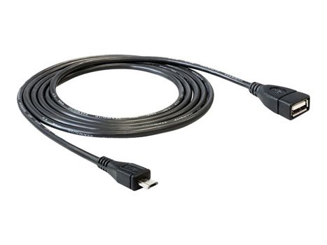 Delock USB-kabel - Micro-USB type B til USB - 50 cm (83183)
