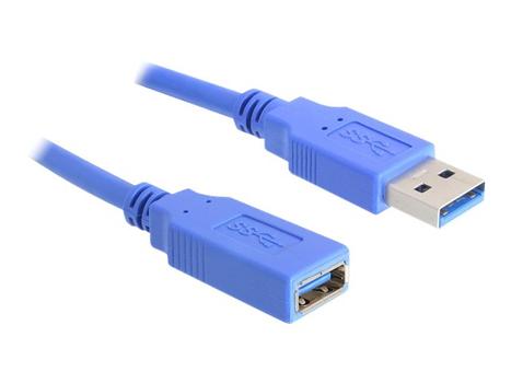 Delock USB-forlengelseskabel - USB til USB - 1 m (82538)