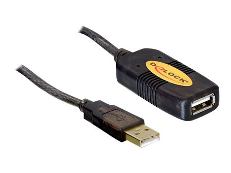 Delock USB-forlengelseskabel - USB til USB - 10 m (82446)