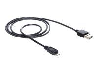 Delock EASY-USB - USB-kabel - Micro-USB type B til USB - 1 m
