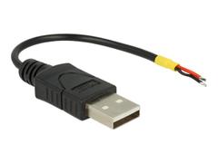 Delock USB-kabel - 2x åpen kabel - 10 cm - for Raspberry Pi