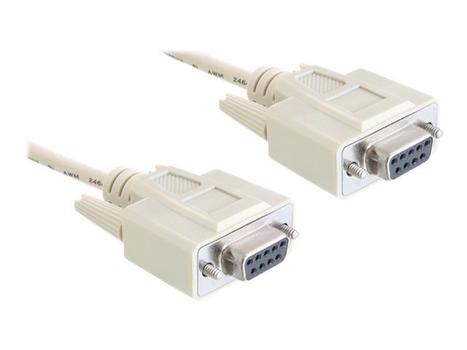 Delock null modem-kabel - DB-9 til DB-9 - 5 m (84250)