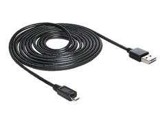 Delock EASY-USB - USB-kabel - Micro-USB type B til USB - 3 m