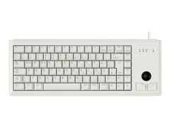 Cherry Compact-Keyboard G84-4400 - tastatur - Tysk - lysegrå