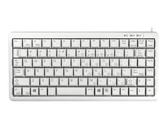 Cherry Compact-Keyboard G84-4100 - tastatur - QWERTY - USA - lysegrå