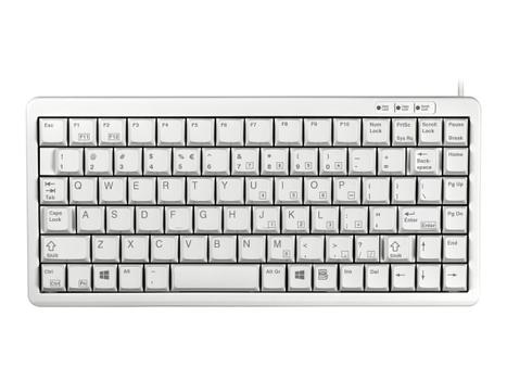 Cherry Compact-Keyboard G84-4100 - tastatur - QWERTY - USA - lysegrå (G84-4100LCMEU-0)