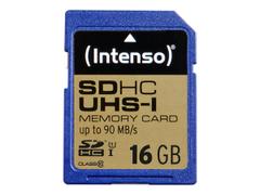 INTENSO flashminnekort - 16 GB - SDHC UHS-I