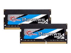 G.SKILL Ripjaws - DDR4 - sett - 16 GB: 2 x 8 GB - SO DIMM 260-pin - 3200 MHz / PC4-25600 - ikke-bufret