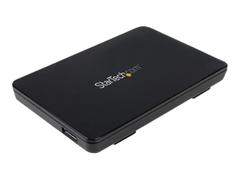 StarTech USB 3.1 (10Gbps) Tool-free Enclosure for 2.5" SATA Drives - Ultra-fast, Portable Data Storage - Lightweight Plastic (S251BPU313) - drevkabinett - SATA 6Gb/s - USB 3.1 (Gen 2)