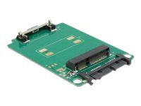 DELOCK Converter Micro SATA 16 Pin > mSATA full size - Diskkontroller - SATA 3Gb/s - SATA 3Gb/s