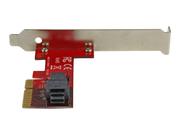 StarTech 4-Lane PCI Express to SFF-8643 Adapter for PCIe NVMe U.2 SSD - U.2 2.5" NVMe SSD Adapter (PEX4SFF8643) - grensesnittsadapter - SAS 12Gb/s - PCIe x4 (PEX4SFF8643)