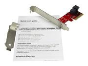 StarTech 4-Lane PCI Express to SFF-8643 Adapter for PCIe NVMe U.2 SSD - U.2 2.5" NVMe SSD Adapter (PEX4SFF8643) - grensesnittsadapter - SAS 12Gb/s - PCIe x4 (PEX4SFF8643)