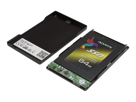 StarTech USB 3.1 (10 Gbps) Kabinett for 2.5" SATA SSD/HDD	 (S251BMU313)