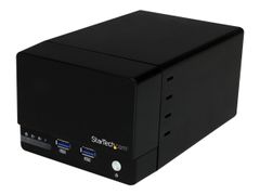 StarTech Dual 3.5" SATA HDD RAID Enclosure w/ USB Hub & UASP - harddiskarray