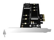 ICY BOX RaidSonic IB-PCI209 PCIe kontrollerkort 2x M.2 SSD to SATA III and PCIe 3.0 x4 Host (IB-PCI209)