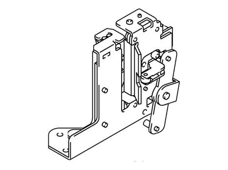 Brother half cutter chassis assembly (LA8986001)