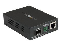 StarTech Multimode / Single Mode Fiber Media Converter - Open SFP Slot - 10/100/1000Mbps RJ45 Port - LFP Supported - IEEE 802.1q Tag VLAN - (MCM1110SFP) - fibermedieomformer - 10Mb LAN, 100Mb LAN, 1GbE