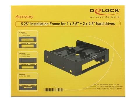 Delock Installation Frame - uttagbar harddiskramme (18000)