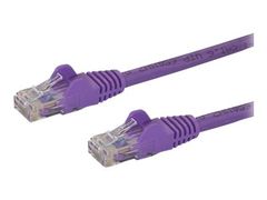 StarTech 1m CAT6 Ethernet Cable, 10 Gigabit Snagless RJ45 650MHz 100W PoE Patch Cord, CAT 6 10GbE UTP Network Cable w/Strain Relief, Purple, Fluke Tested/Wiring is UL Certified/TIA - Category 6 - 24AWG (N6PATC
