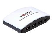 Delock USB 3.0 externer HUB 4 Port - hub - 4 porter (61762)