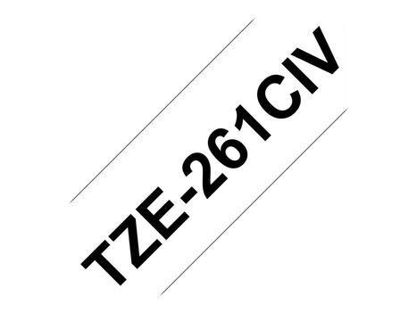 Brother TZe-261 - laminert teip - 1 kassett(er) - Rull (3,6 cm x 8 m) (en pakke 20) (TZE-261CIV)