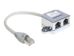 Delock RJ45 Port Doubler - Ethernet 100Base-TX-splitter - 15 cm