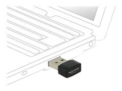 Delock USB 2.0 Dual Band WLAN ac/a/b/g/n Nano Stick - nettverksadapter - USB 2.0