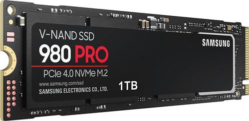 Samsung 980 PRO 1TB SSD PCIe 4.0 NVMe M.2 (MZ-V8P1T0BW)