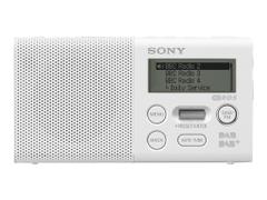 Sony XDR-P1DBP - bærbar DAB-radio - hvit oppladbar med opptil 20 timer batteritid