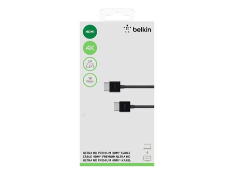 Belkin Premium Series HDMI-kabel - 2 m (AV10168BT2M-BLK)