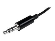StarTech Black Slim Mini Jack Headphone Splitter Cable Adapter - 3.5mm Audio Mini Stereo Y Splitter - 3.5mm Male to 2x 3.5mm Female (MUY1MFFADP) - hodetelefonsplitter - 15.23 cm (MUY1MFFADP)