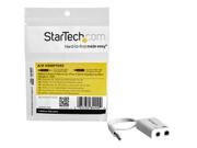 StarTech 3.5mm 4 Position to 2x 3 Position 3.5mm Headset Splitter Adapter M/F -White	 (MUYHSMFFADW)
