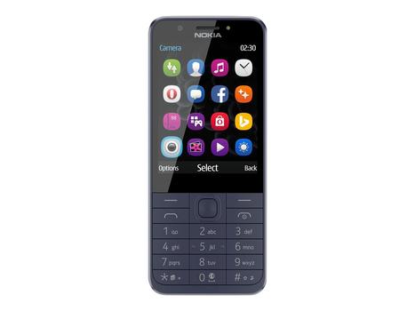 Nokia 230 Dual SIM - mørk blå - GSM - mobiltelefon demo (16PCML01A01-Demo)