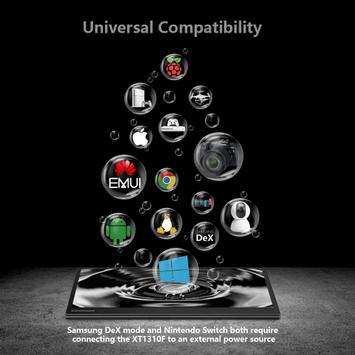 Pepper Jobs XtendTouch USB-C Portable Monitor (XT1310F)