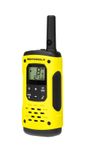 Motorola TLKR T92 H2O - vanntett Walkie-talkie - toveis radio - PMR - 8 kanalers - svart, gul (188046)