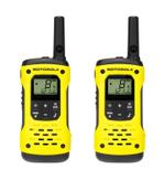 Motorola TLKR T92 H2O - vanntett Walkie-talkie - toveis radio - PMR - 8 kanalers - svart, gul (188046)