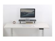 StarTech Monitor Riser Stand - Clamp-on Monitor Shelf for Desk - Extra Wide 25.6" (65 cm) For up to 34" Monitors - Black (MNRISERCLMP) - monteringssett - for Skjerm (MNRISERCLMP)