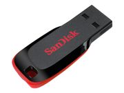 SanDisk Cruzer Blade - USB-flashstasjon - 16 GB - USB 2.0 (SDCZ50-016G-B35)