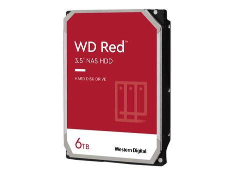 WD Red NAS Hard Drive WD60EFAX - Harddisk - 6 TB - intern - 3.5" - SATA 6Gb/s - 5400 rpm - buffer: 256 MB (WD60EFAX)