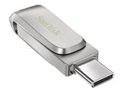 SanDisk 256GB Ultra Dual Drive Luxe - USB Type-C/ Type-A (SDDDC4-256G-G46)