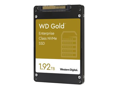 WD Gold Enterprise-Class SSD WDS192T1D0D - SSD - 1.92 TB - U.2 PCIe 3.1 x4 (NVMe) (WDS192T1D0D)