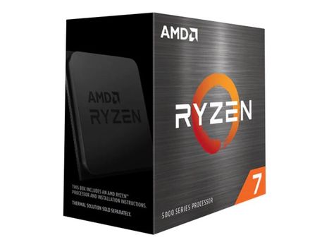 AMD Ryzen 7 5800X 3.8GHz-4.7GHz 8 kjerner, 16 tråder, AM4, PCIe 4.0, 32MB cache, 105W, boks uten kjøler (100-100000063WOF)