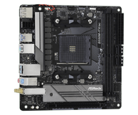 ASRock B550M-ITX/ ac,  mITX, AM4 Ryzen 2x M.2, 1x PCIe 4.0 x16, 4x SATA3, 6x USB 3.0 (1 Type-C), Wi-Fi 5 (802.11ac) (90-MXBDH0-A0UAYZ)