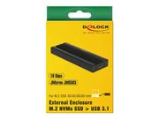 Delock drevkabinett - M.2 Card - USB 3.1 (Gen 2) (42600)