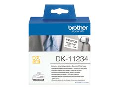 Brother DK11234 - stanseskårne etiketter - 260 etikett(er) - 60 x 86 mm